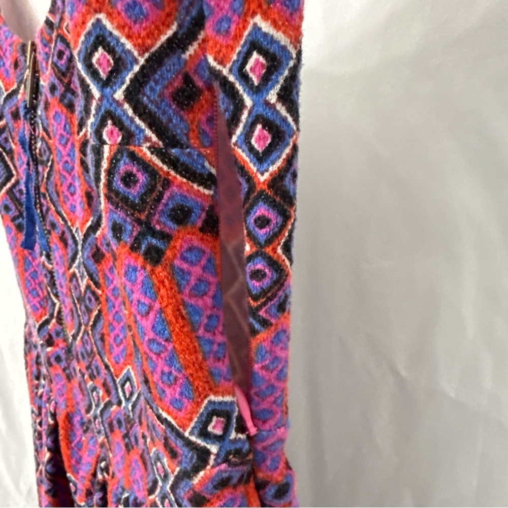 Maeve Pink and Orange Patterned Dress - Picture 10 of 12